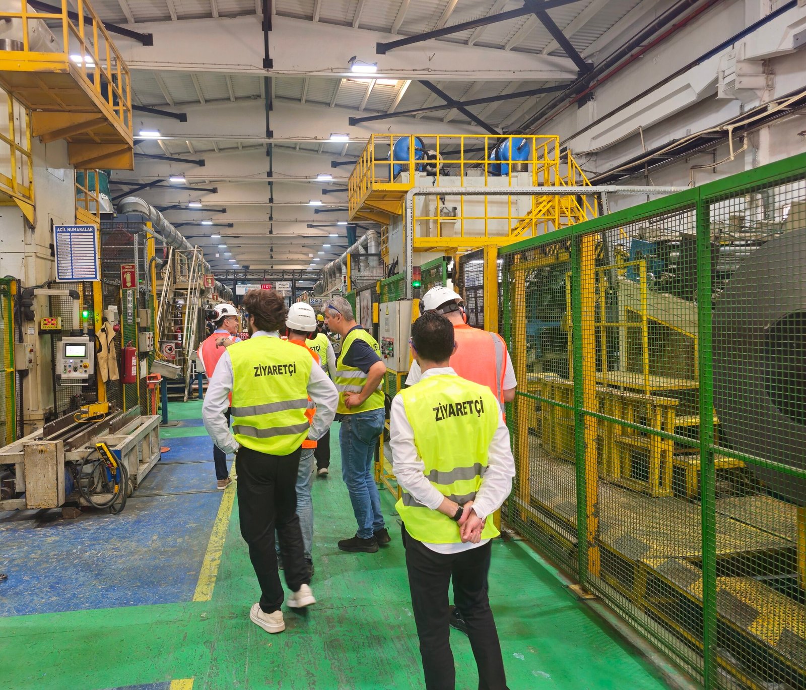 Termo Teknik ve FORTES Mühendislik yöneticileri Çorlu Fabrikası'nda
