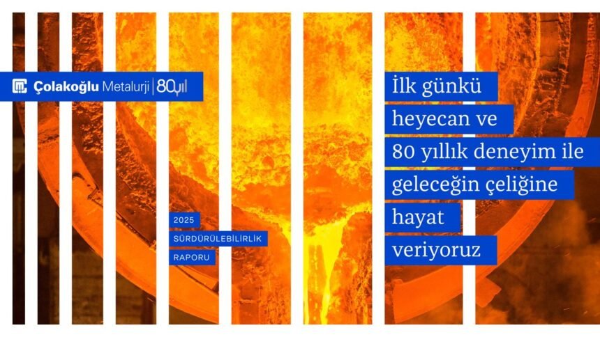 Çolakoğlu Metalurji 2025 Sürdürülebilirlik Raporu kapağı