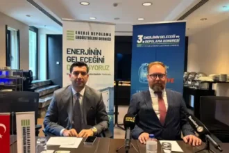 EDEDER Başkanı Doğa Can Bayram ve Başkan Yardımcısı Ramazan Kaya basın toplantısında